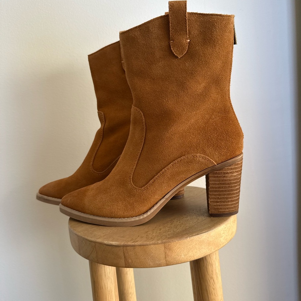 Splendid Raquel Western Boots - Chesnut - Picture 2 of 5